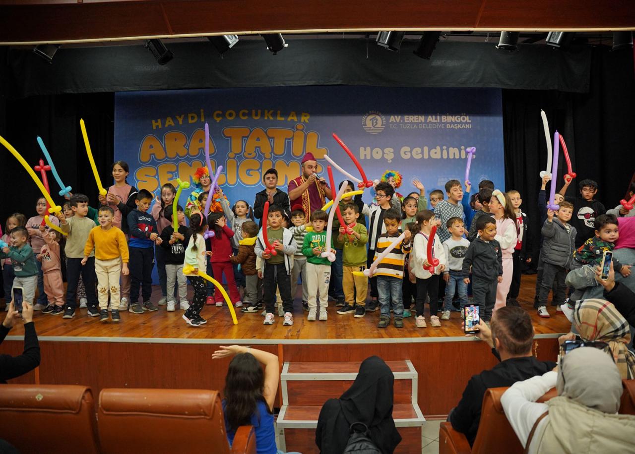 Tuzla Belediyesi’nden öğrencilere unutulmaz ara tatil etkinlikleri