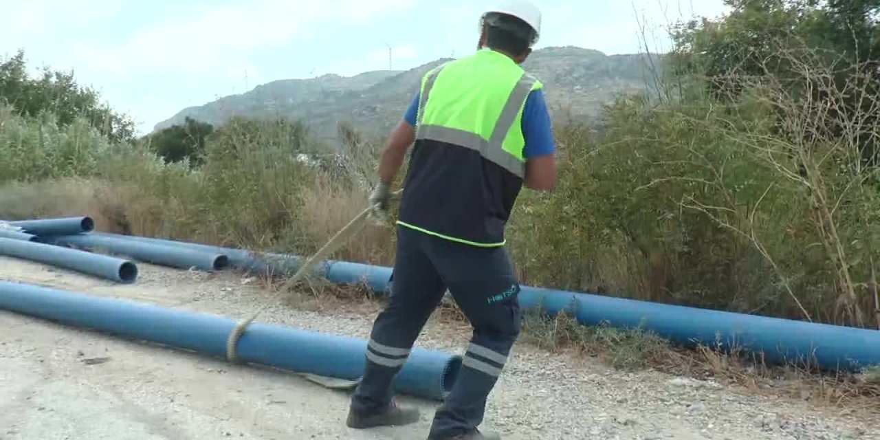 SAMANDAĞ’DA TERFİ HATTI ÇALIŞMALARINA BAŞLANDI