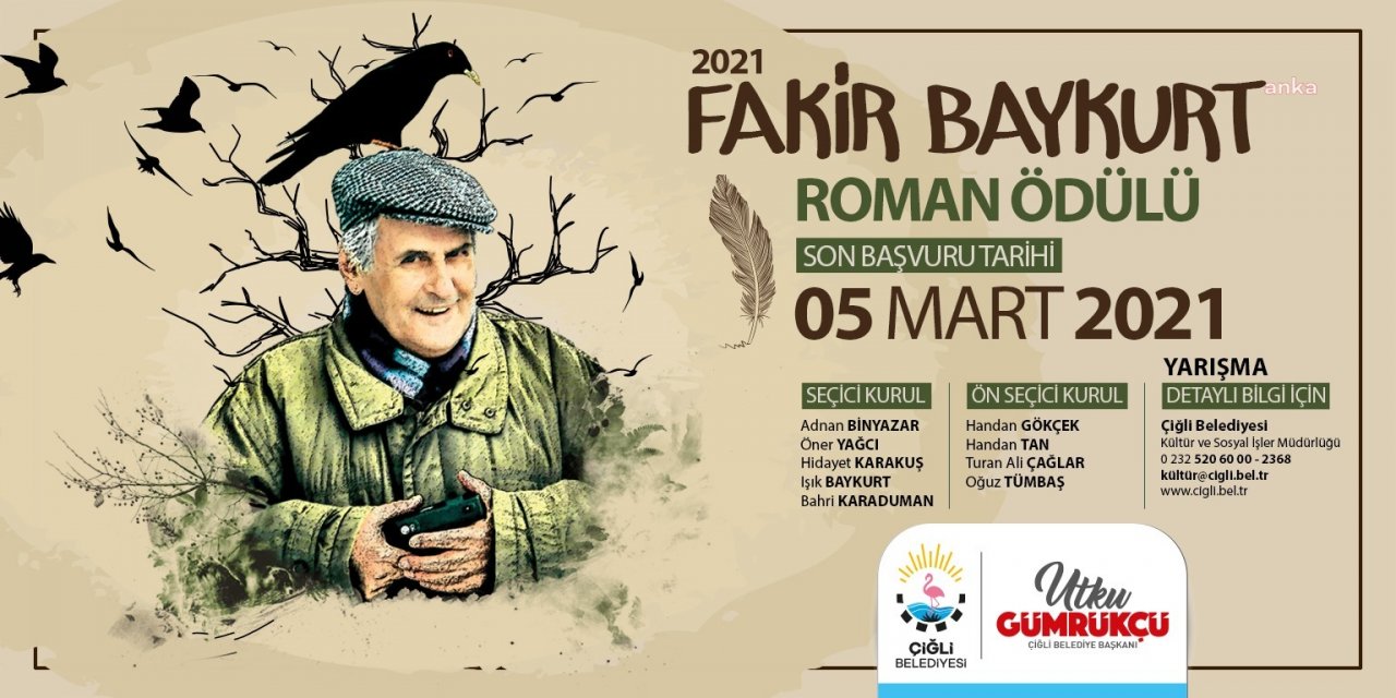2021 FAKİR BAYKURT ROMAN ÖDÜLÜ SAHİBİNİ BULDU