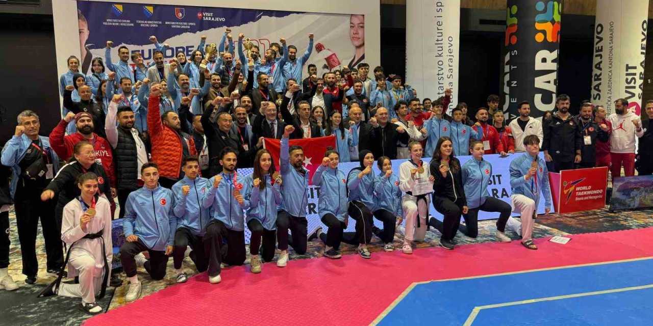 TÜRKİYE, AVRUPA ÜMİTLER TAEKWONDO ŞAMPİYONU