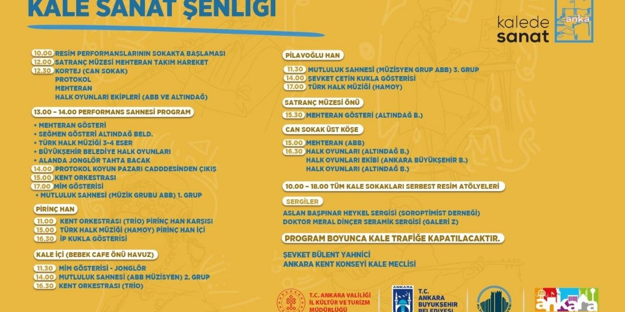 BAŞKENT'TE KALE ESNAFINA DESTEK HAMLESİ: "KALE SANAT ŞENLİĞİ" BAŞLADI