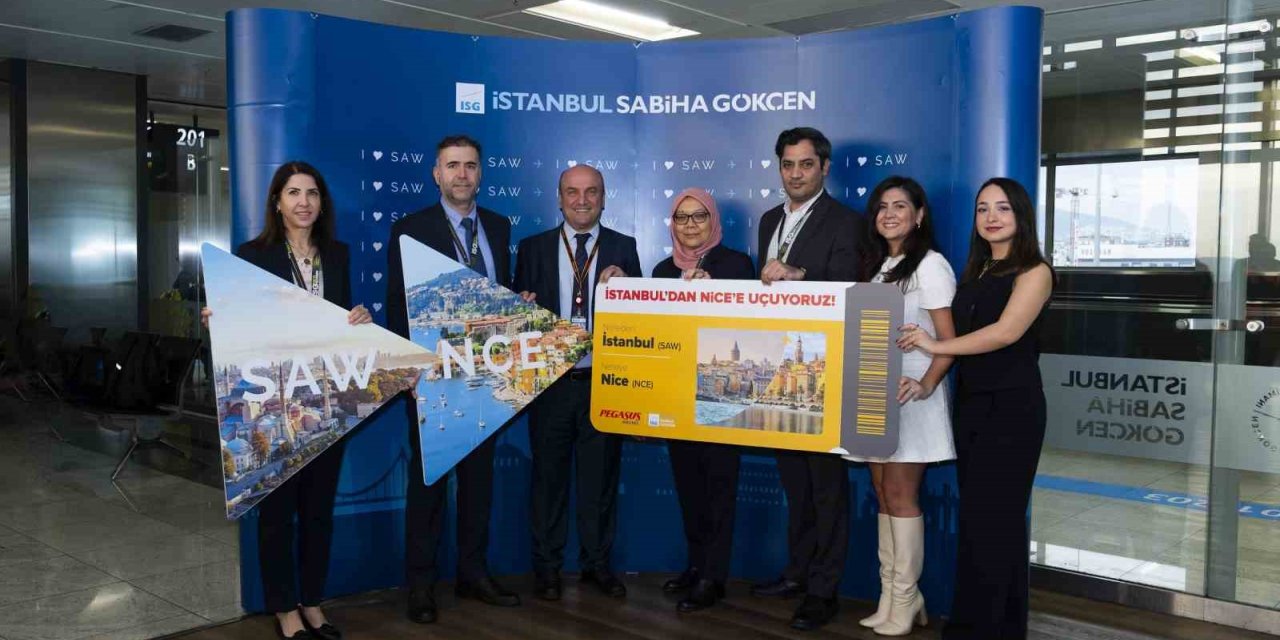 SABİHA GÖKÇEN’DEN 2024’ÜN SON HAT AÇILIŞI FRANSA’NIN NİCE ŞEHRİNE OLDU