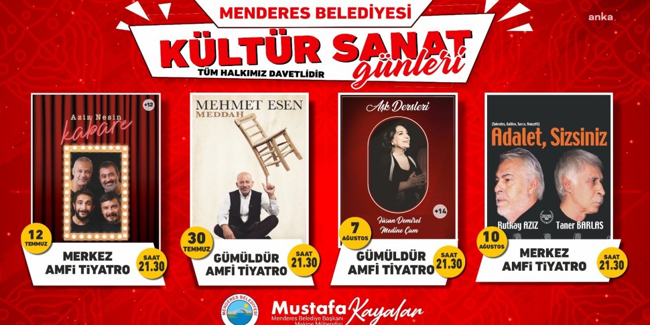 MENDERES’TE KÜLTÜR SANAT GÜNLERİ