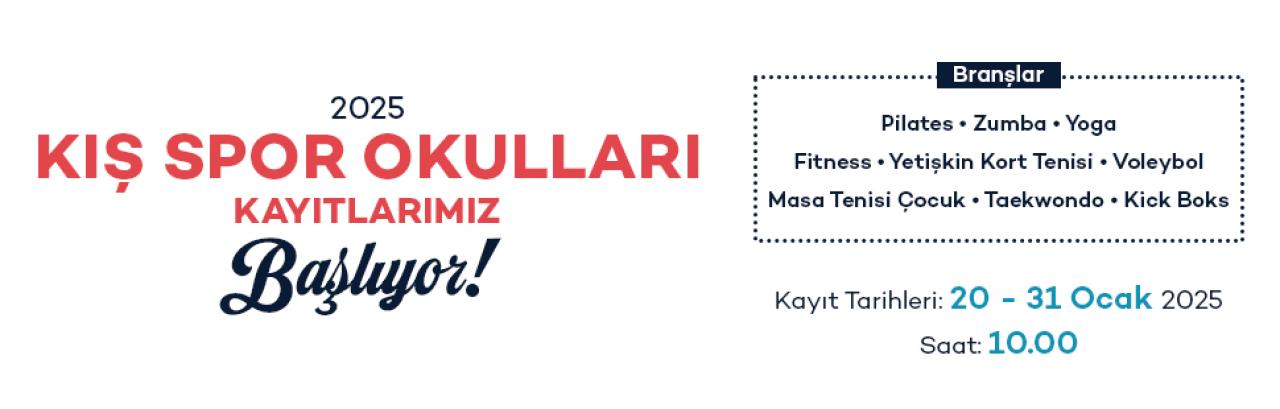 KIŞ SPOR OKULLARI İÇİN 1. DÖNEM KAYITLARI BAŞLIYOR