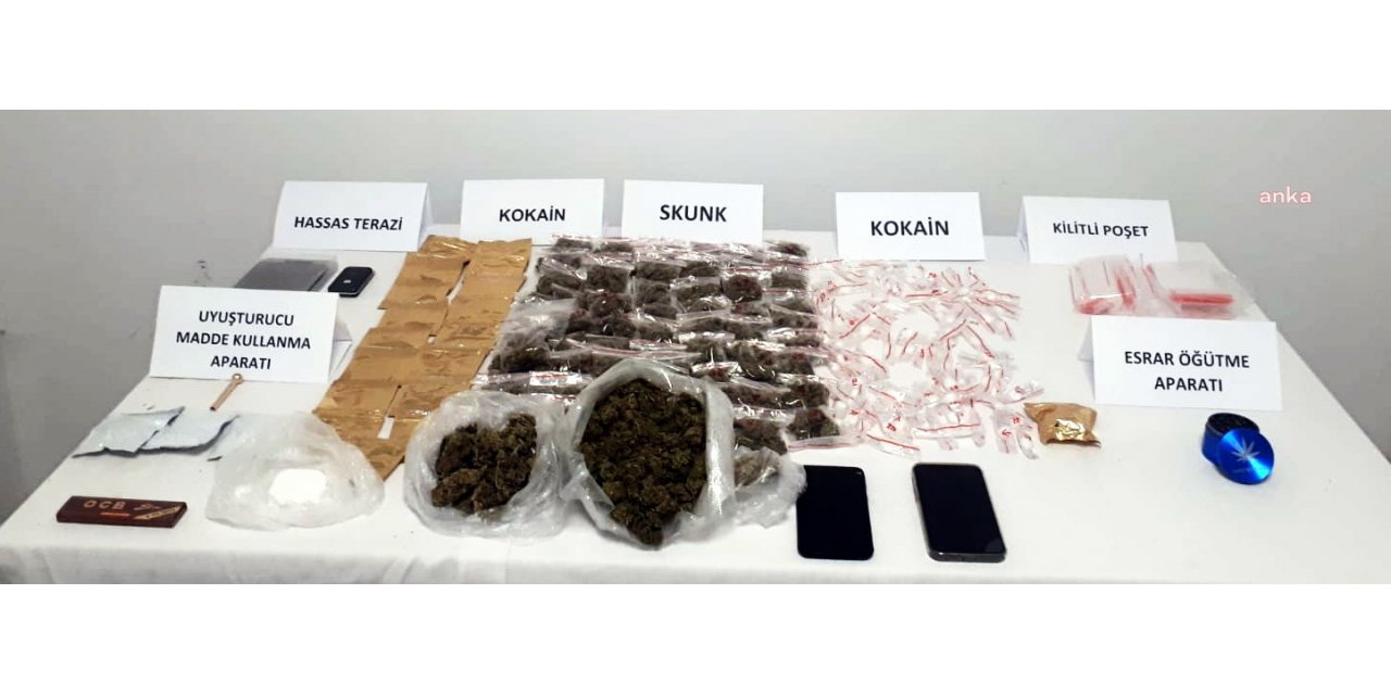BUTİK OTELDE KOKAİN OPERASYONU: 2 GÖZALTI