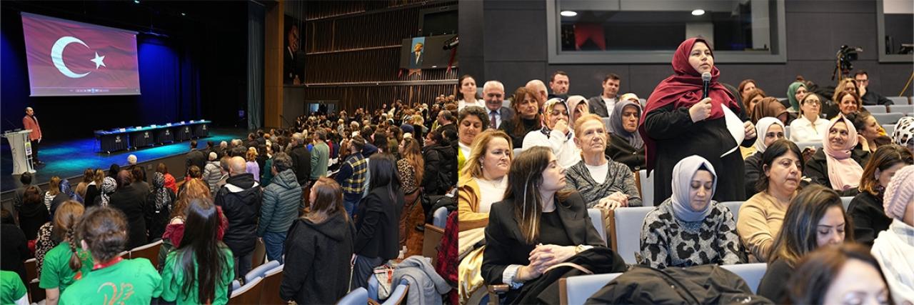 Başkan, M.Oktay Aksu, okul aile birliği başkanları ile buluştu
