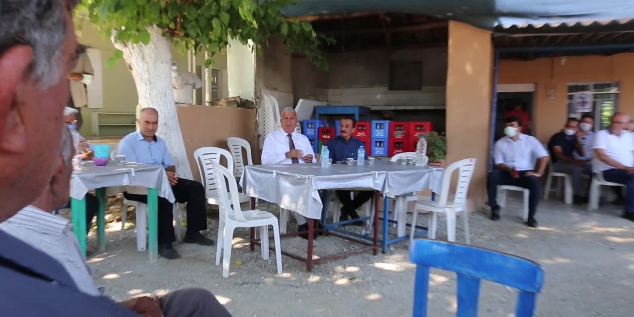 EFELER BELEDİYE BAŞKANI ATAY, ALANLI MAHALLE HALKIYLA BULUŞTU