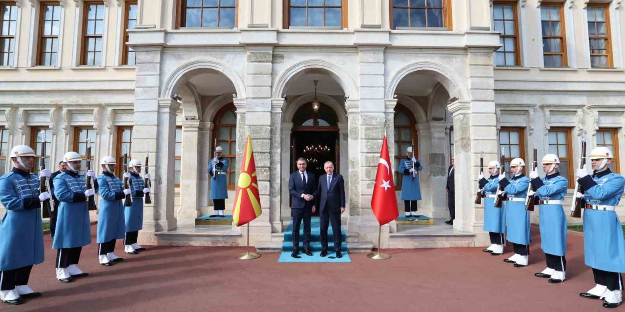 CUMHURBAŞKANI ERDOĞAN, KUZEY MAKEDONYA BAŞBAKANI MİCKOSKİ’Yİ KABUL ETTİ