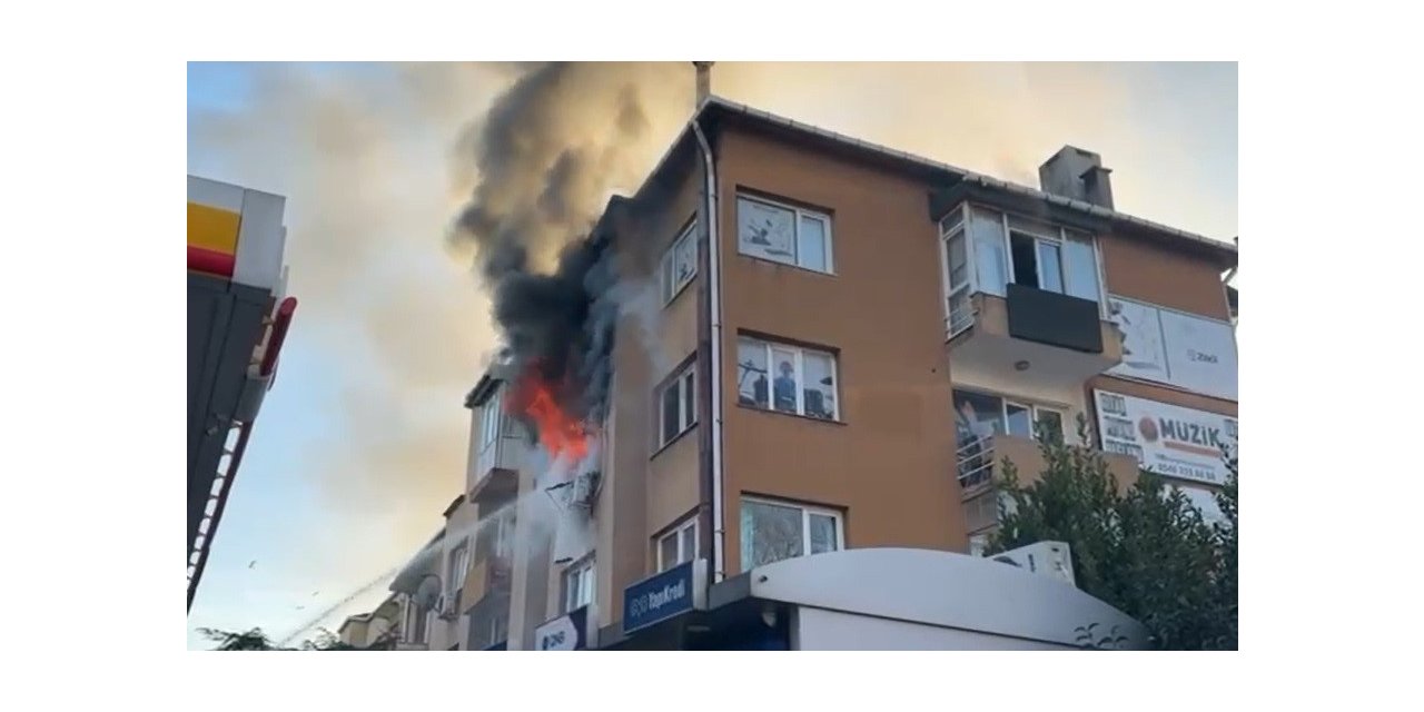 KARTAL’DA KORKUTAN YANGIN: O ANLAR KAMERADA
