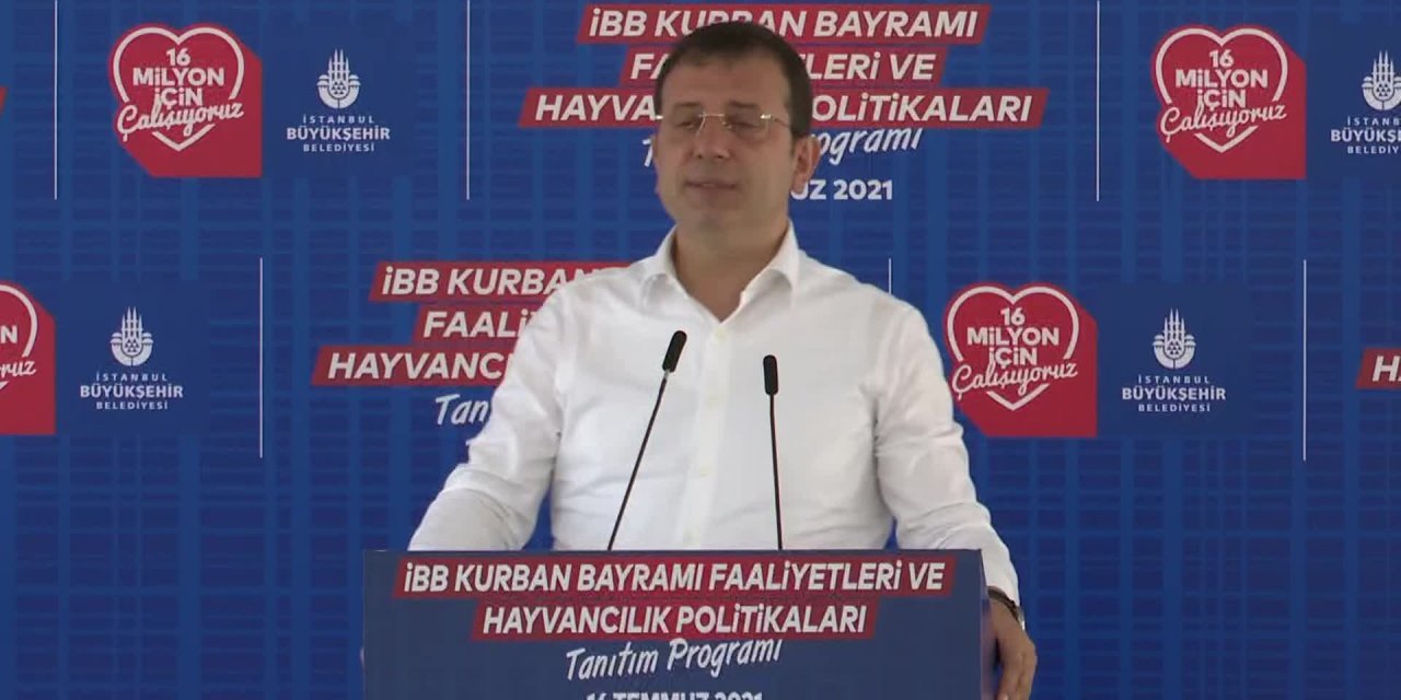 İMAMOĞLU: BU TOPRAKLARIN ÜSTÜNE BİNA DİKMEKLE, BU MİLLETİ REFAH TOPLUMU YAPAMAZSINIZ