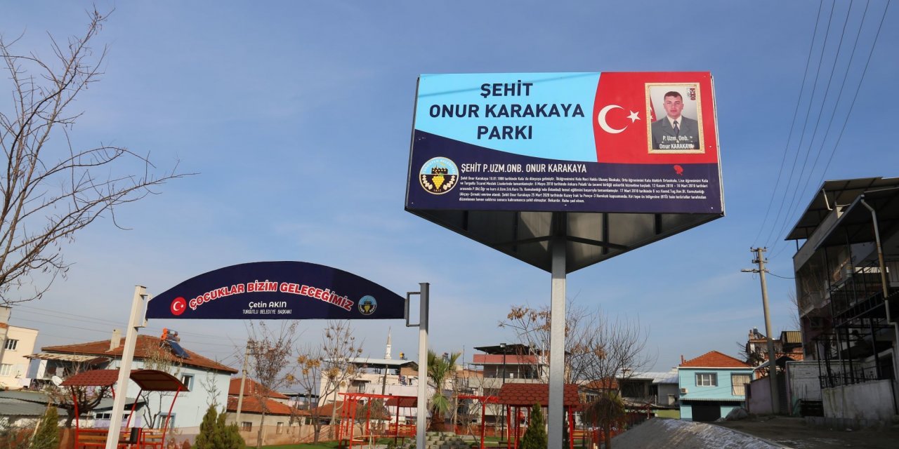 TURGUTLU BELEDİYESİ, ŞEHİT ONUR KARAKAYA PARKI'NI 18 MART'TA AÇIYOR