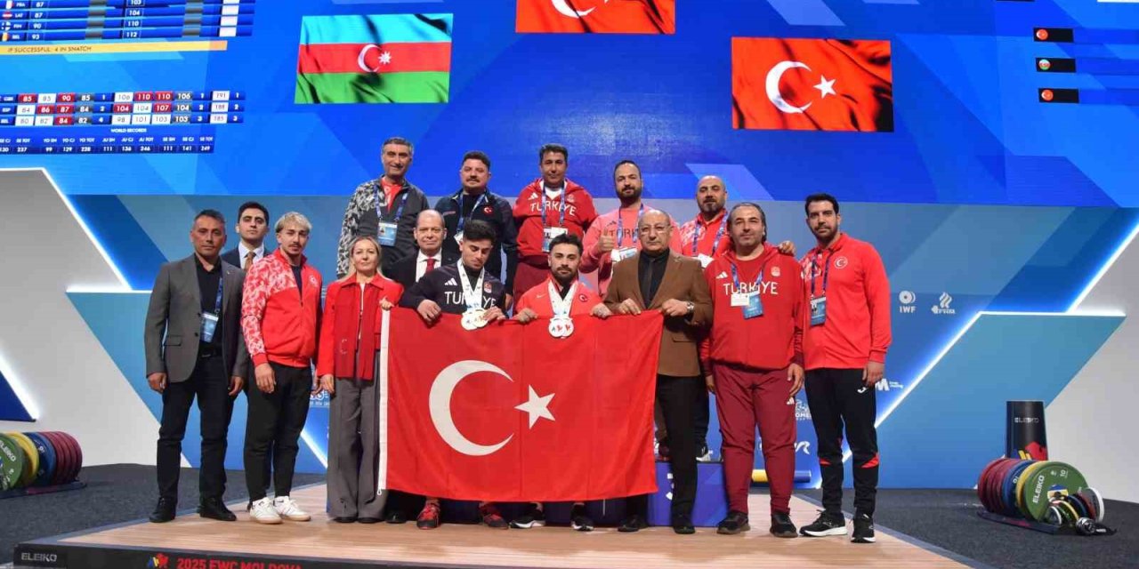 AVRUPA HALTER ŞAMPİYONASI’NDA ÜÇÜNCÜ GÜNDE 6 MADALYA