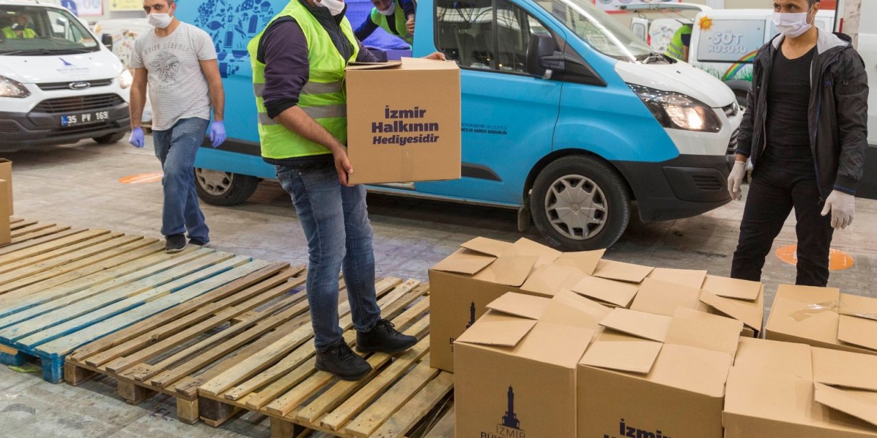 İZMİR BÜYÜKŞEHİR BELEDİYESİ'NDEN İZMİRLİLERE 18,5 MİLYON LİRALIK BAYRAM DESTEĞİ