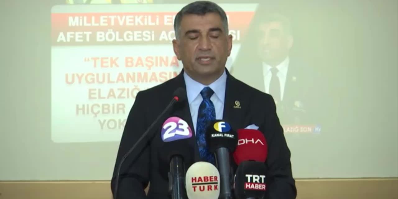 RİZE'DE 'AFET BÖLGESİ' İLAN EDEN CUMHURBAŞKANI ERDOĞAN'A CHP'Lİ EROL'DAN ÇAĞRI: "ELAZIĞ'DA DA KARADENİZ'DEKİİRADENİZİİSTİYORUZ"