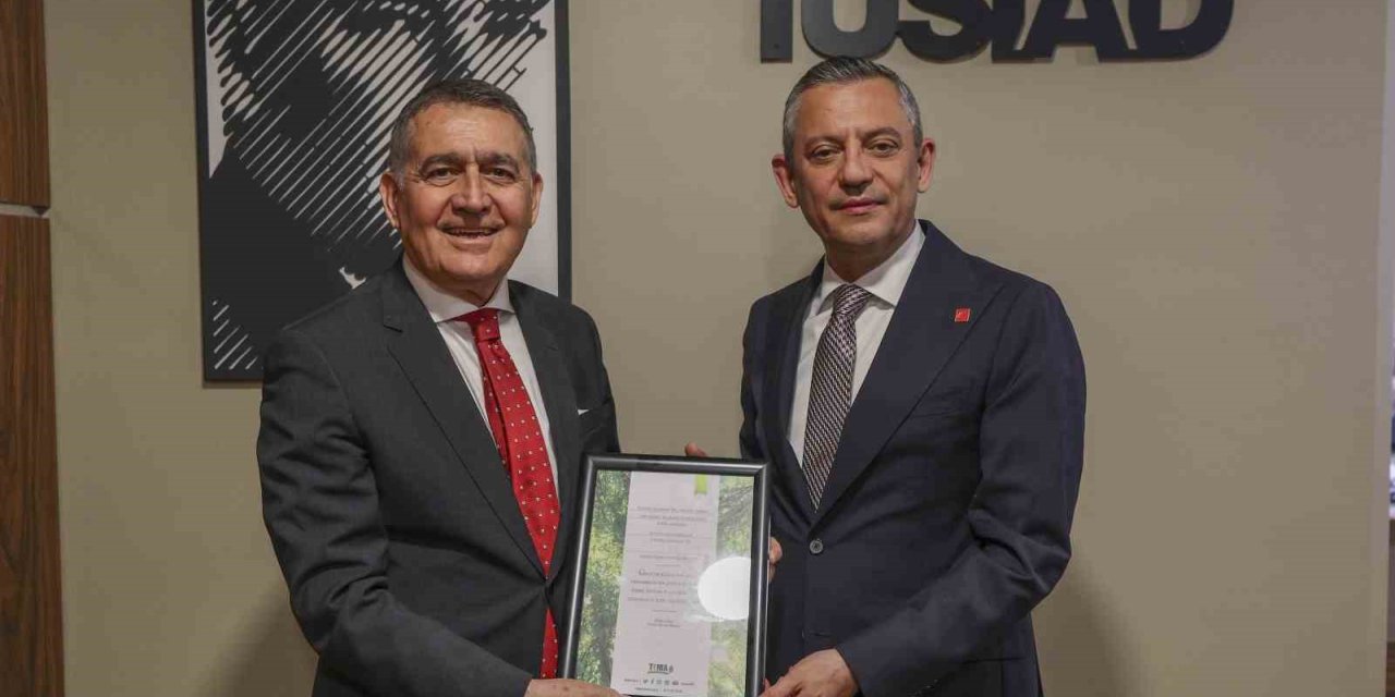 CHP GENEL BAŞKANI ÖZGÜR ÖZEL, TÜSİAD’I ZİYARET ETTİ
