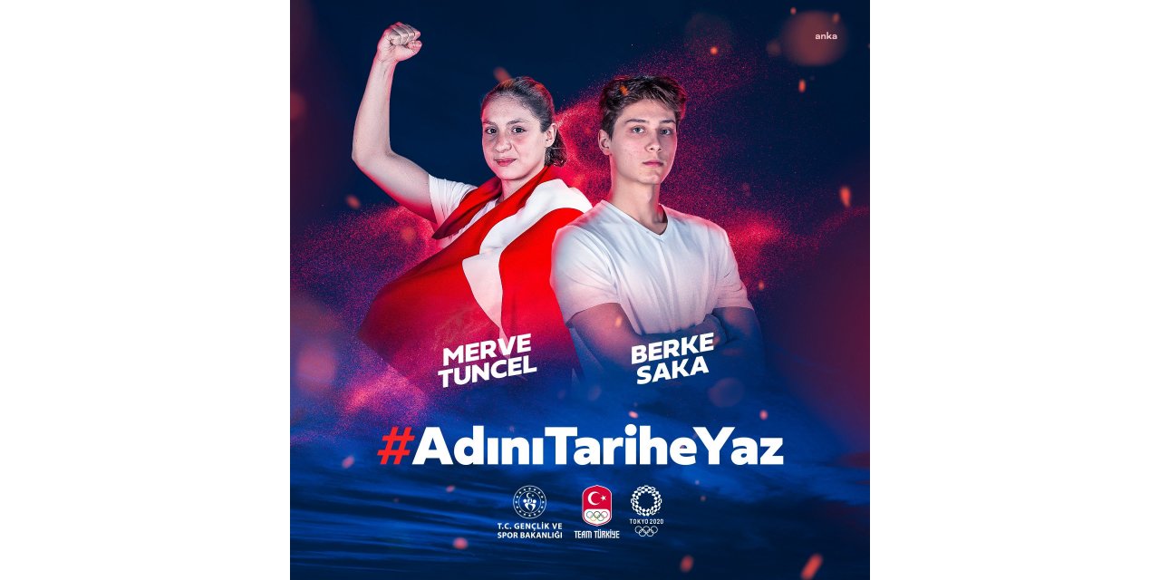 TOKYO OLİMPİYAT OYUNLARI AÇILIŞ SEREMONİSİNDE TÜRK BAYRAĞINI MİLLİ YÜZÜCÜLER MERVE TUNCEL VE BERKE SAKA TAŞIYACAK