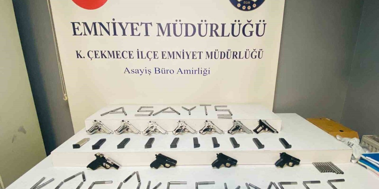 KÜÇÜKÇEKMECE’DE SİLAH TİCARETİ YAPAN ŞÜPHELİ BAĞCILAR’DA YAKALANDI
