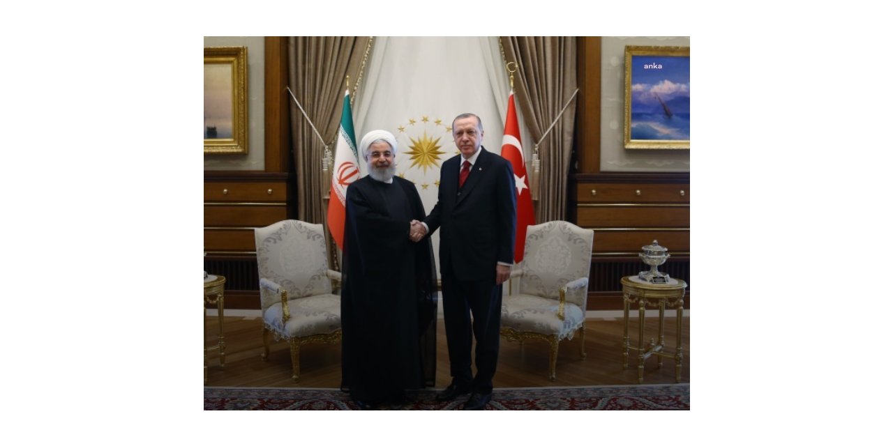 ERDOĞAN, İRAN CUMHURBAŞKANI RUHANİİLE GÖRÜŞTÜ