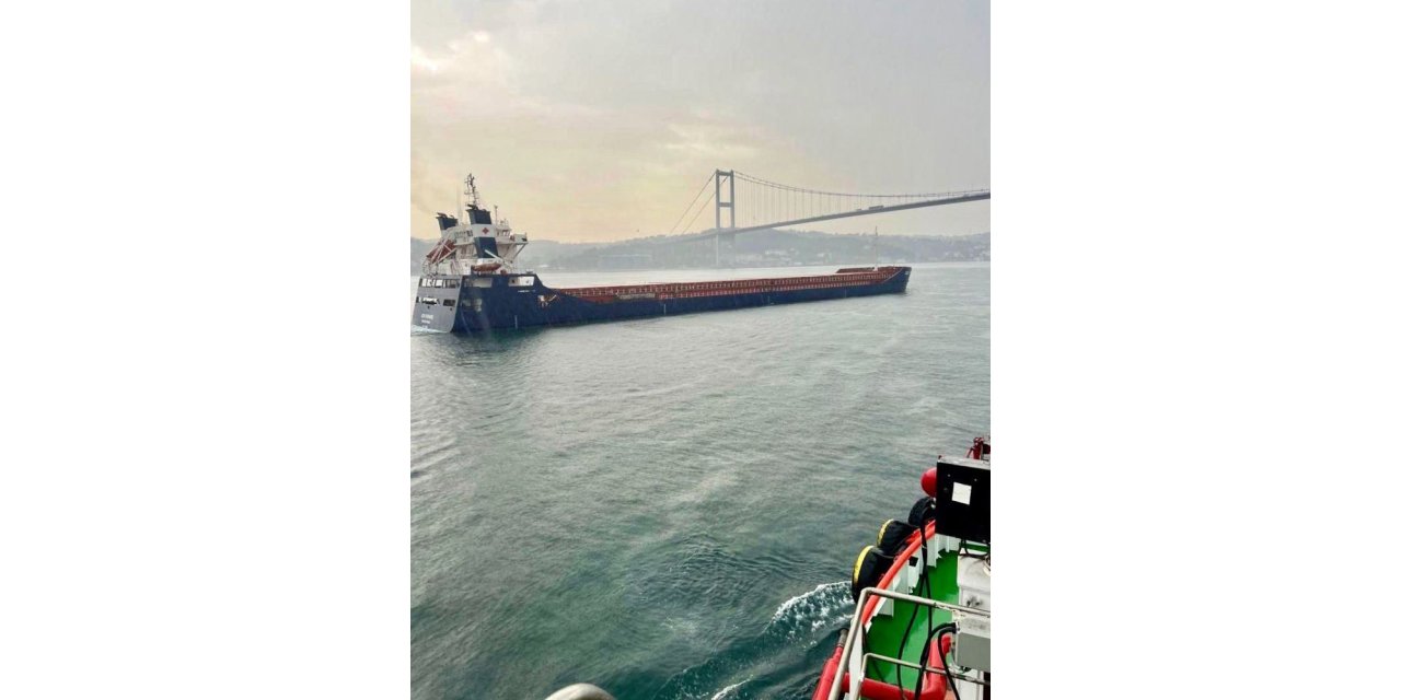 ARIZALANAN GEMİ, AHIRKAPI DEMİR SAHASI’NA DEMİRLETİLDİ