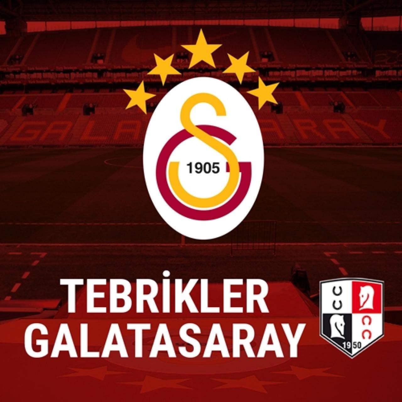 Sezonu çifte kupa ile kapatan Şampiyon Galatasaray’ı kutlarız