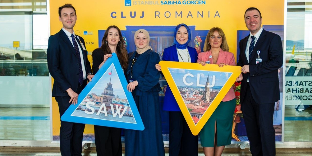 SABİHA GÖKÇEN’DEN ORTA AVRUPA’NIN GİRİŞ KAPISI CLUJ’A DİREKT UÇUŞLAR BAŞLADI