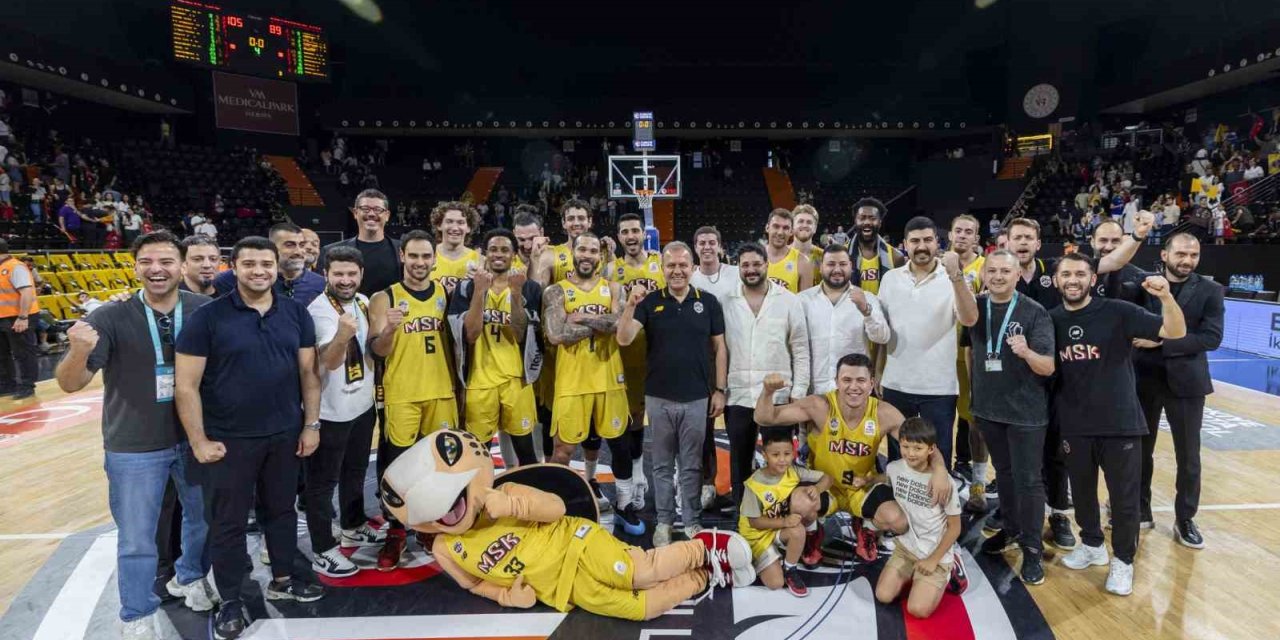MSK ERKEK BASKETBOL TAKIMI, TARİHİNDE İLK KEZ AVRUPA’DA