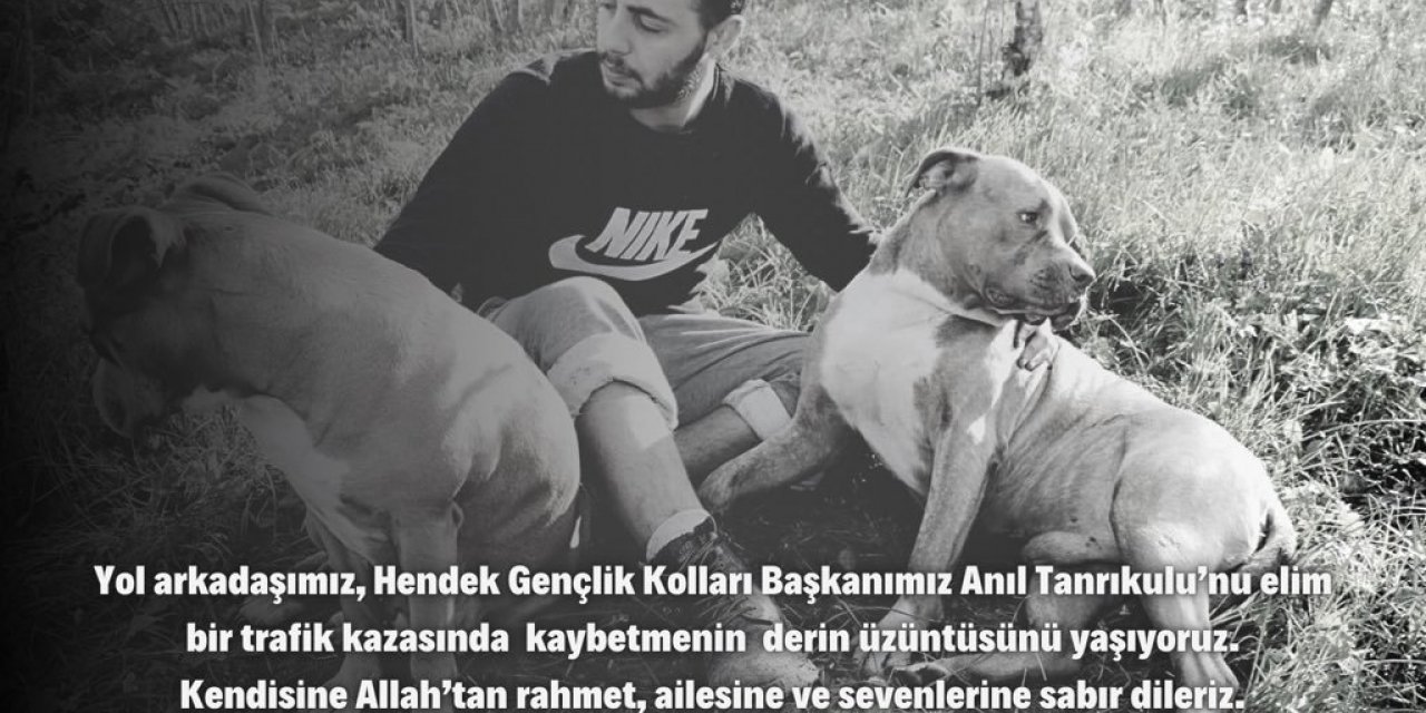 CHP HENDEK GENÇLİK KOLLARI BAŞKANI ANIL TANRIKULU, TRAFİK KAZASINDA HAYATINI KAYBETTİ