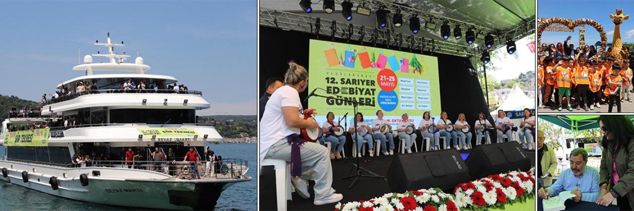 ULUSLARARASI 12. SARIYER EDEBİYAT GÜNLERİ GÖRKEMLİ TÖRENLE BAŞLADI