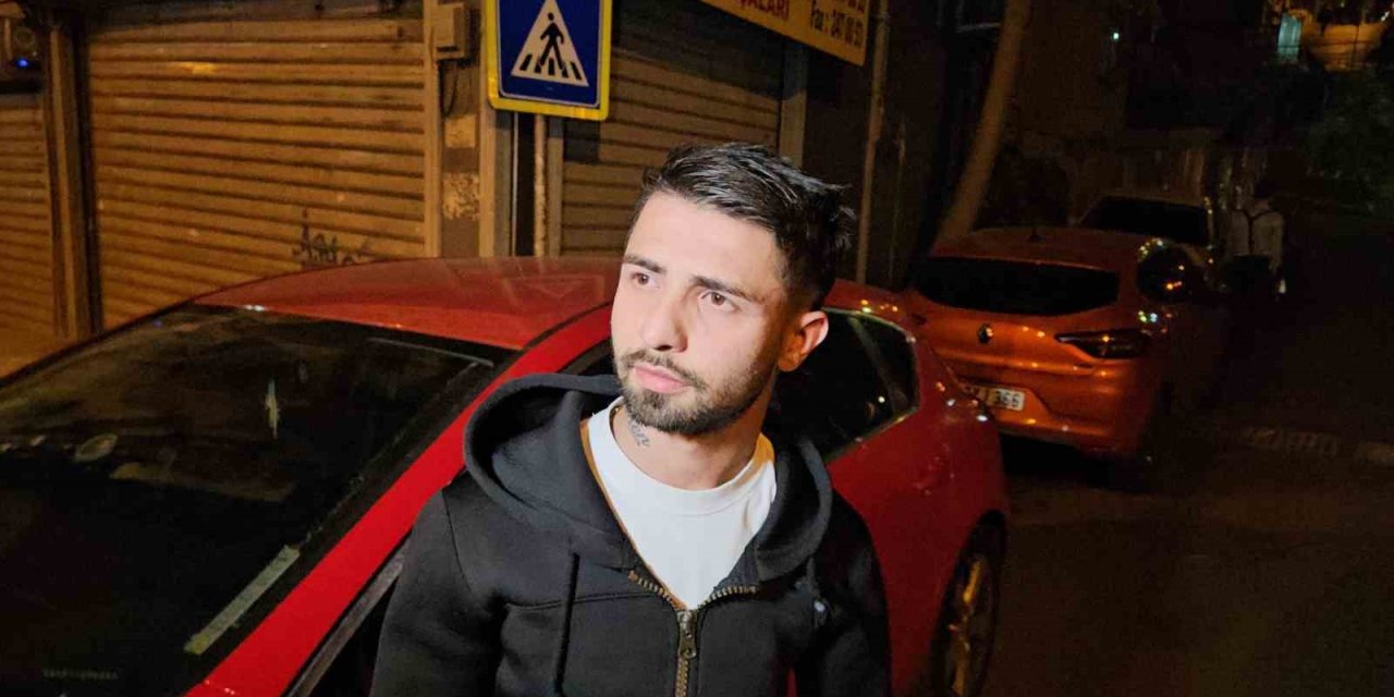 KAZA ANI KAMERADA... ŞİŞLİ’DE KONTROLDEN ÇIKAN TAKSİ TAKLA ATARAK ALT YOLA UÇTU: 1 YARALI