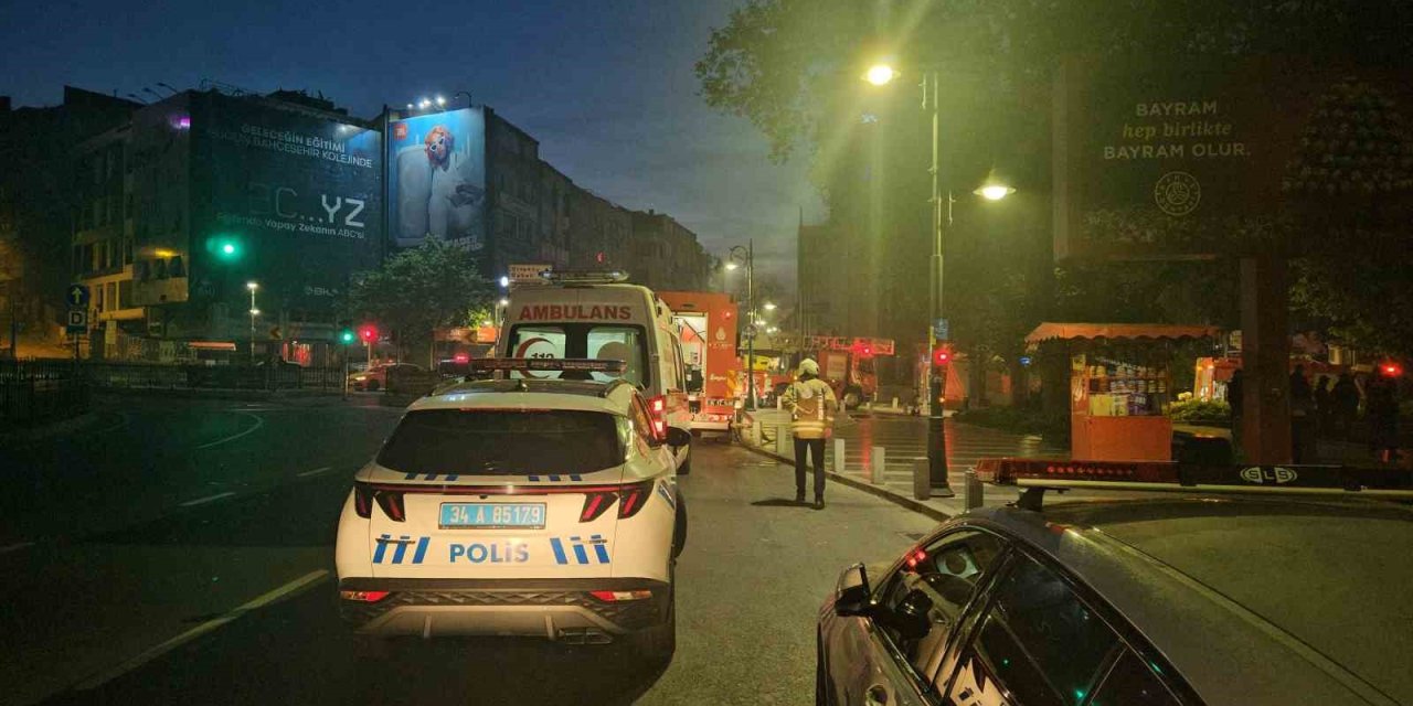BEŞİKTAŞ’TA RESTORANDA KORKUTAN YANGIN