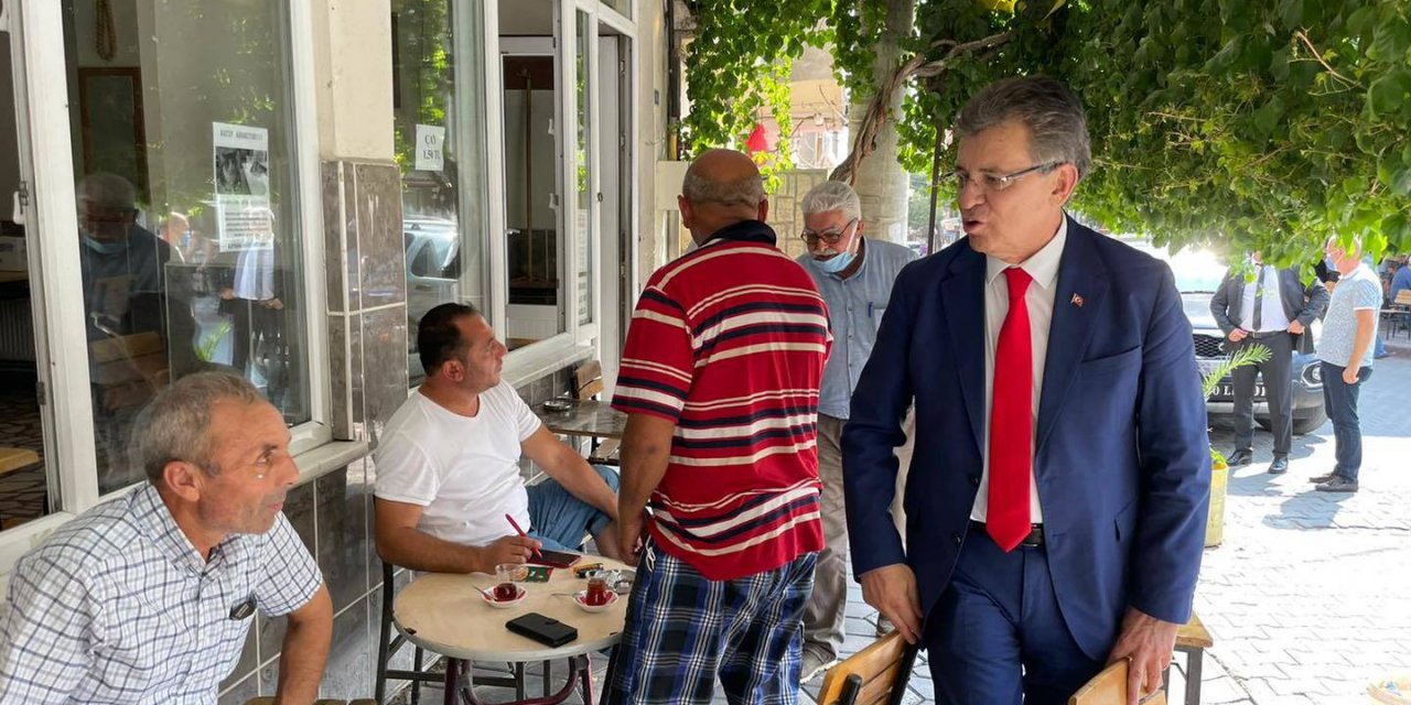 EDREMİT BELEDİYE BAŞKANI ARSLAN'DAN BAYRAMDA MAHALLE ZİYARETİ