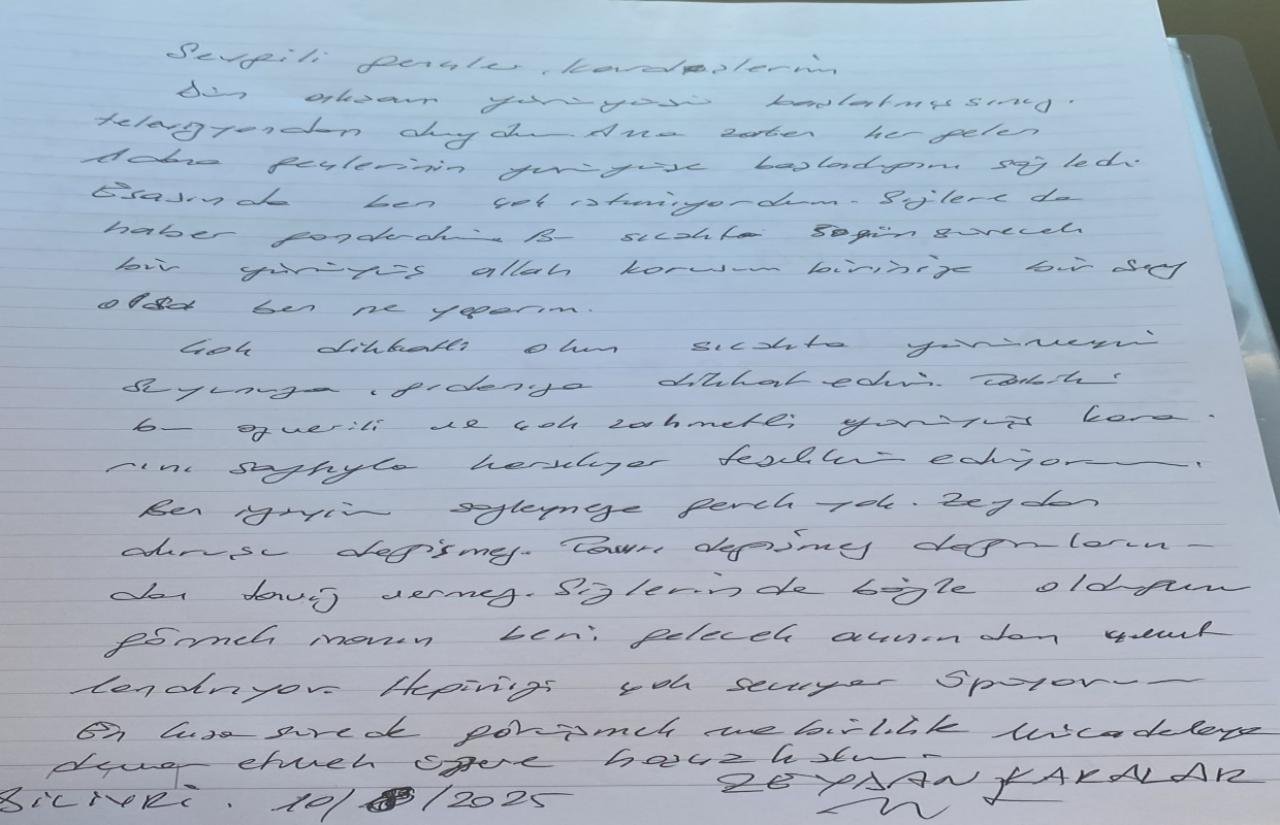 Zeydan Karalar’dan Özgürlük Yürüyüşündeki Gençlere Mesaj