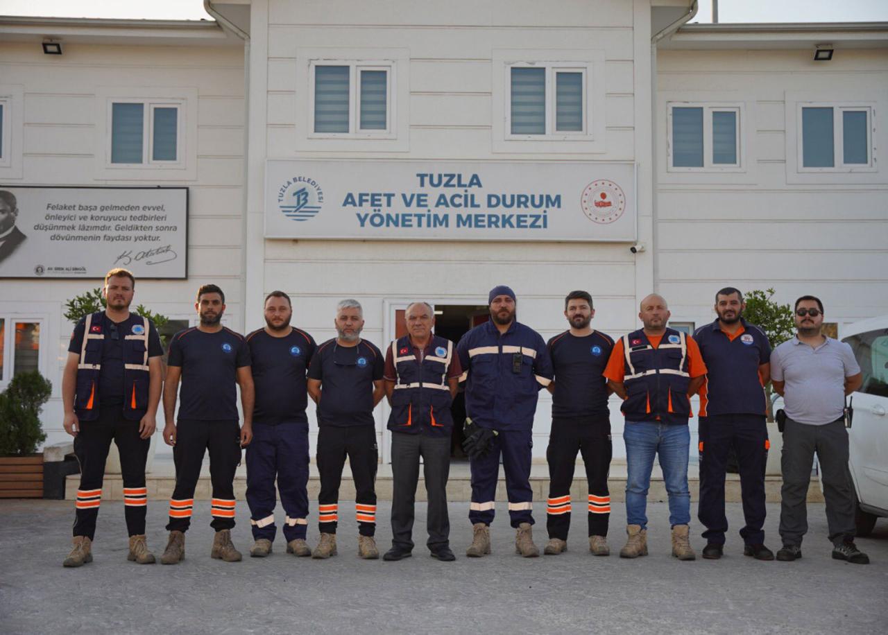 Tuzla Belediyesi’nden orman yangınlarına destek