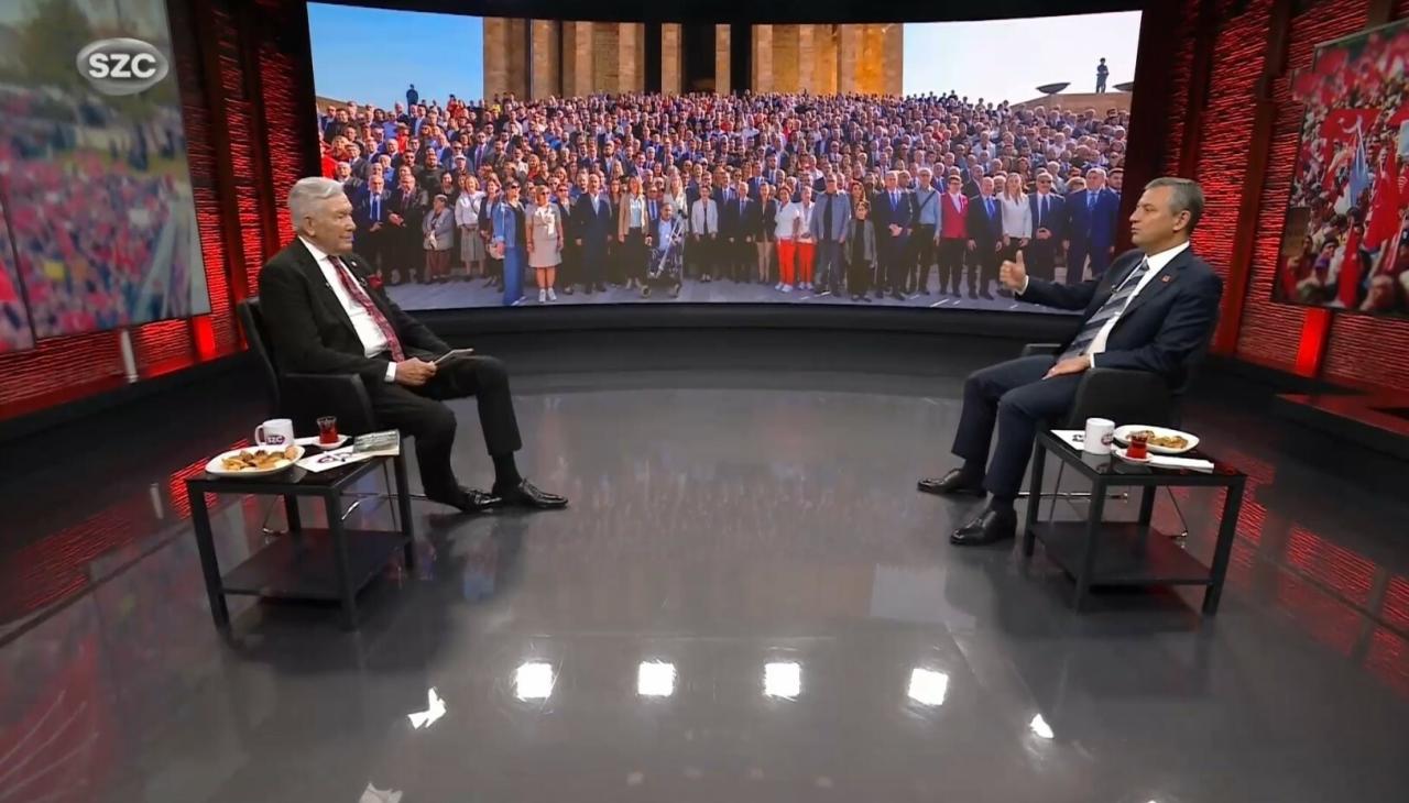 CHP Lideri Özgür Özel Sözcü TV Canlı Yayınına Katıldı: Kayyım Atamaya Cesaret Edemezler