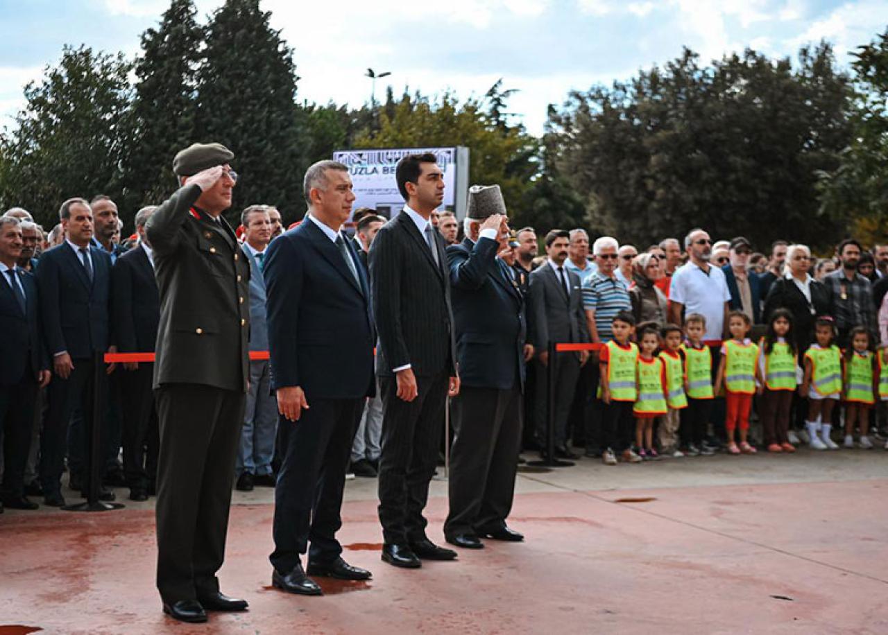 Tuzla’da 19 Eylül Gaziler Günü törenle kutlandı