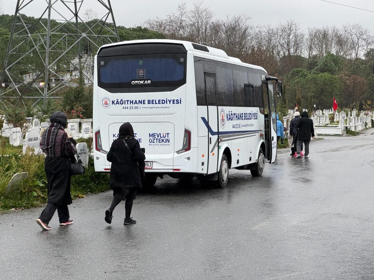 KÂĞITHANE BELEDİYESİ’NDEN MEZARLIK ZİYARETLERİNE KOLAY ULAŞIM
