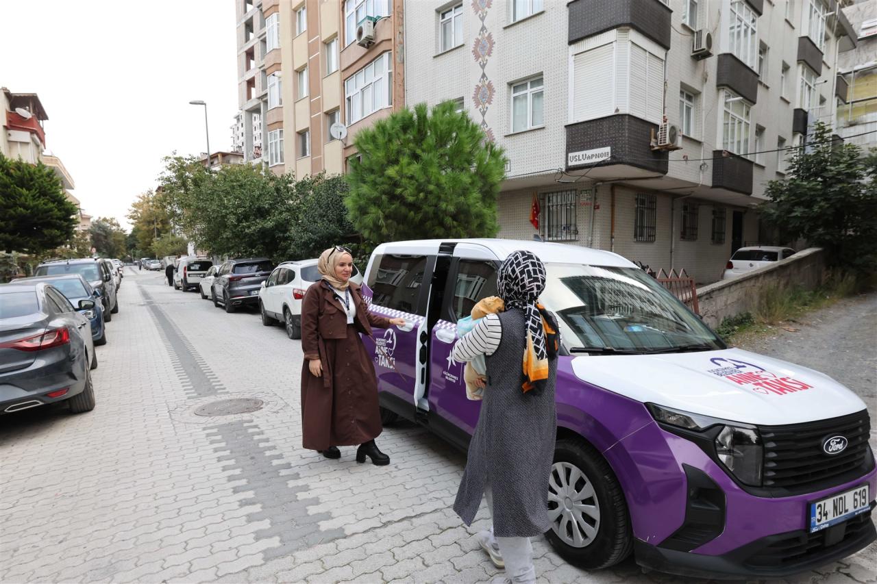 ANNE VE ANNE ADAYLARI BİR YILDA 3 BİN 612 DEFA ‘ANNE TAKSİ’Yİ KULLANDI