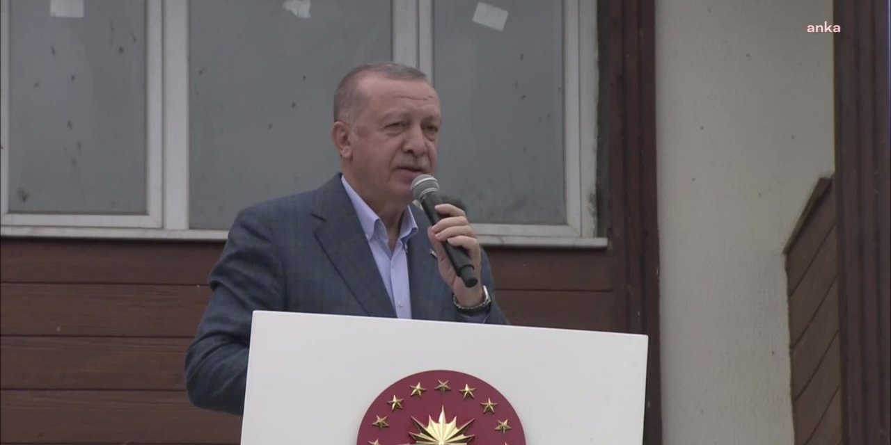 CUMHURBAŞKANI ERDOĞAN: RİZE, ARTVİN VE DÜZCE'DE SELDEN ETKİLENEN BÖLGELER 'GENEL HAYATA ETKİLİ AFET BÖLGESİ' İLAN EDİLDİ