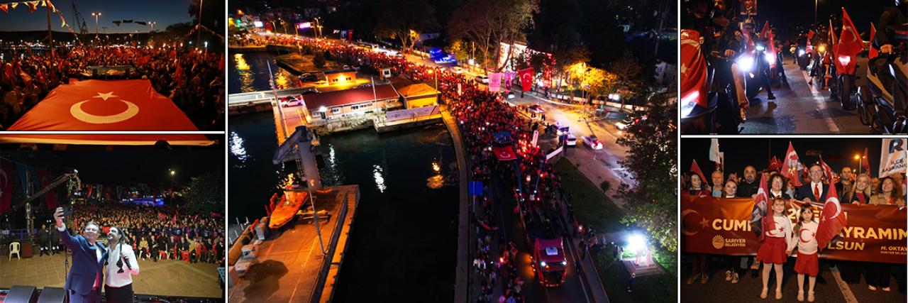 SARIYER’DE CUMHURİYET COŞKUSU: “BİR ASIR CUMHURİYET, BİR ÖMÜR SARIYER”