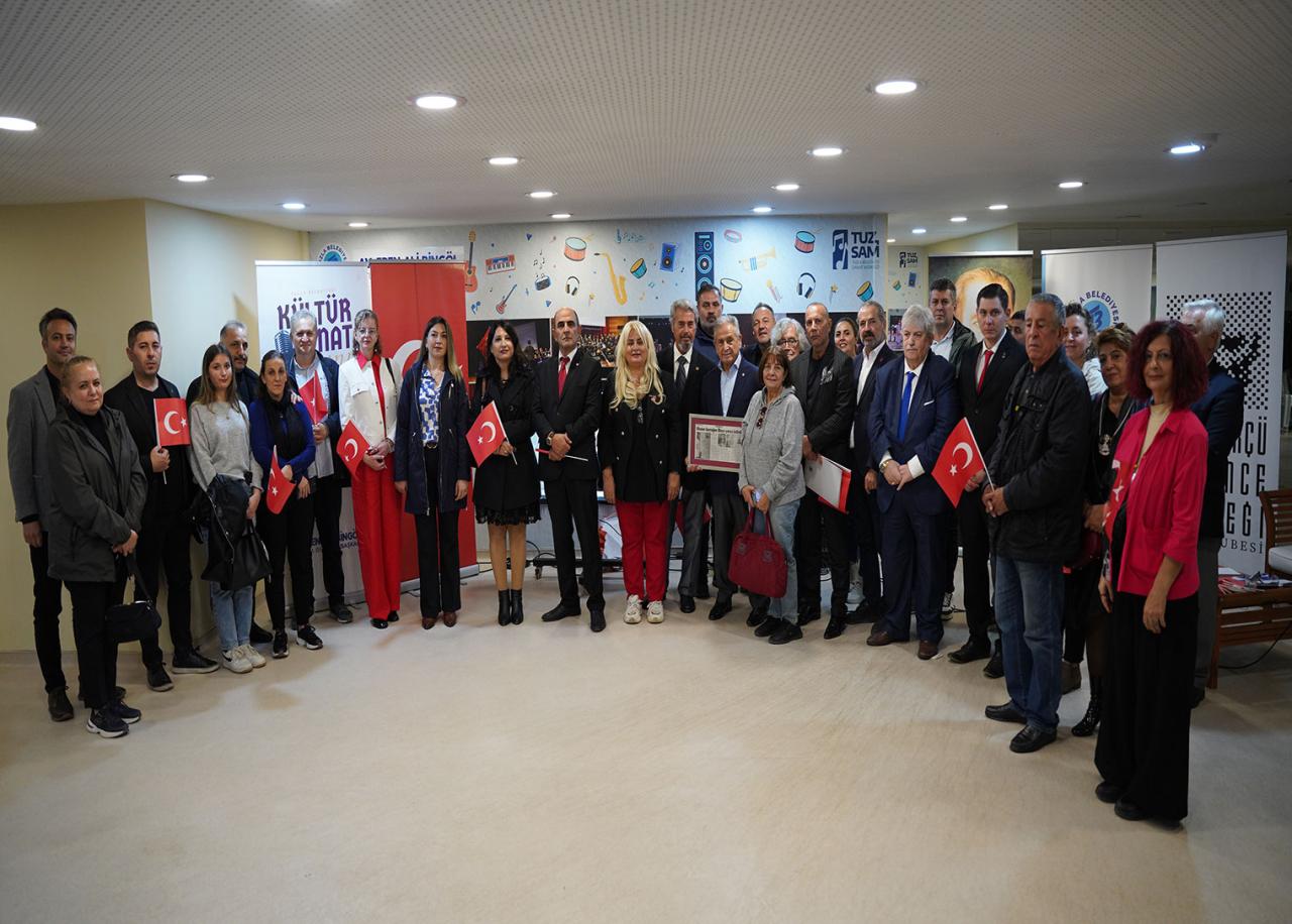 Atatürk’ün adını verdiği Mustafa Kemal Ulusu, Tuzla’da söyleşi yaptı