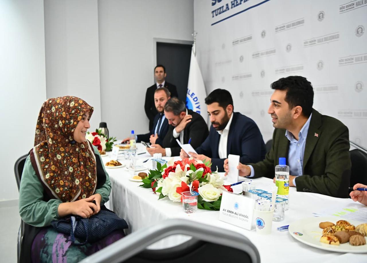 Başkan Bingöl, Tuzla Yaşam Aydınlı’da komşularıyla buluştu