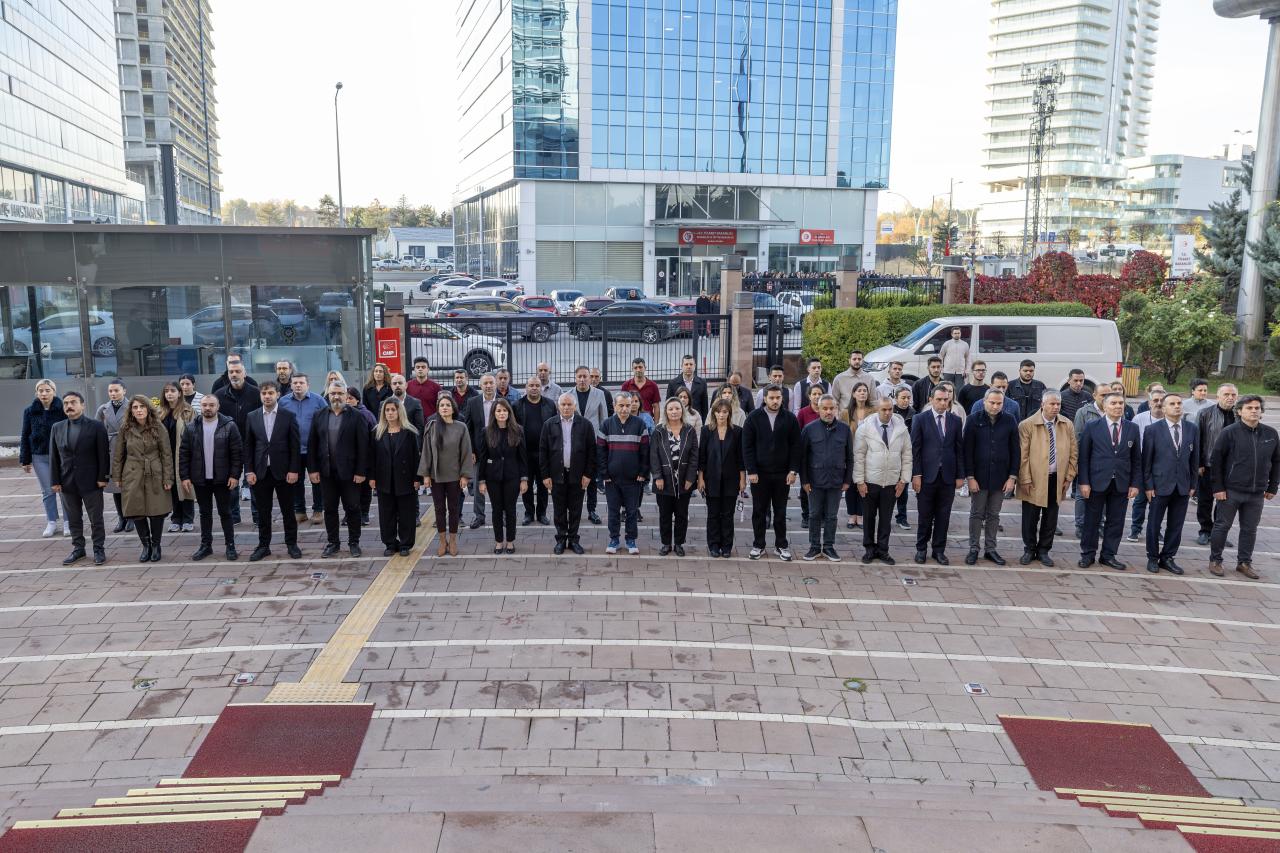 Büyük Önder Gazi Mustafa Kemal Atatürk, CHP Genel Merkezinde Anıldı