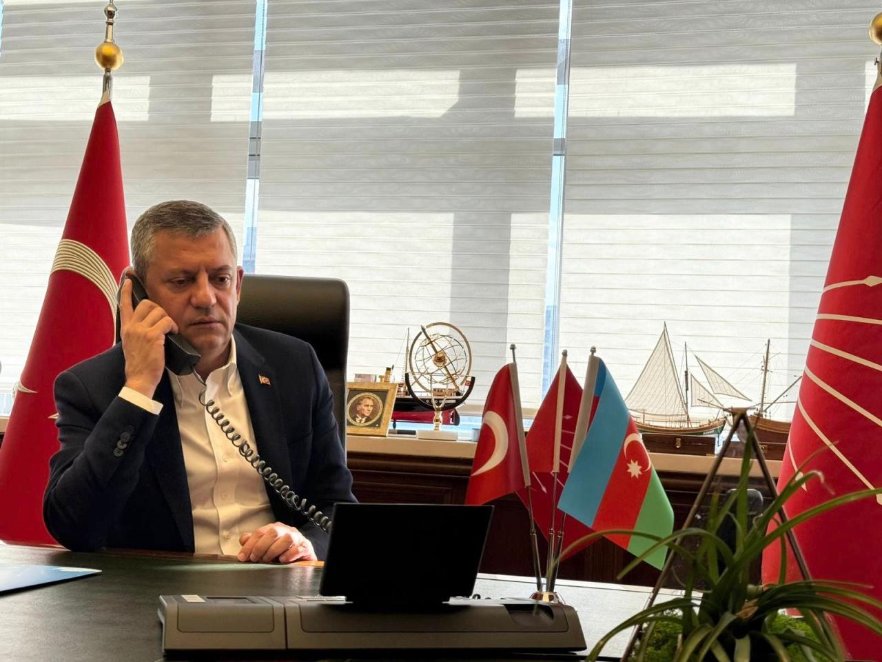 CHP Genel Başkanı Özgür Özel, Azerbaycan Cumhurbaşkanı Aliyev ile Görüştü