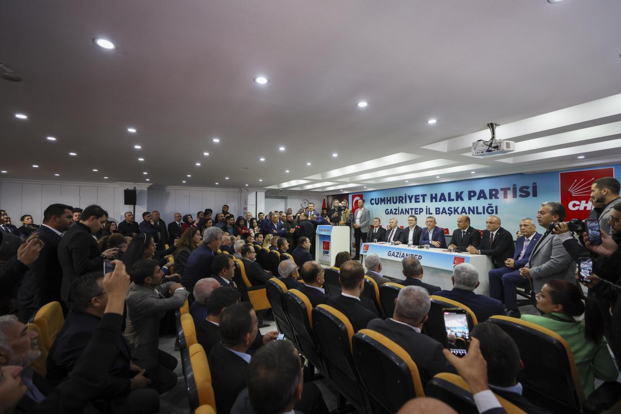 Cumhuriyet Halk Partisi Genel Başkanı Özgür Özel, Gaziantep'te