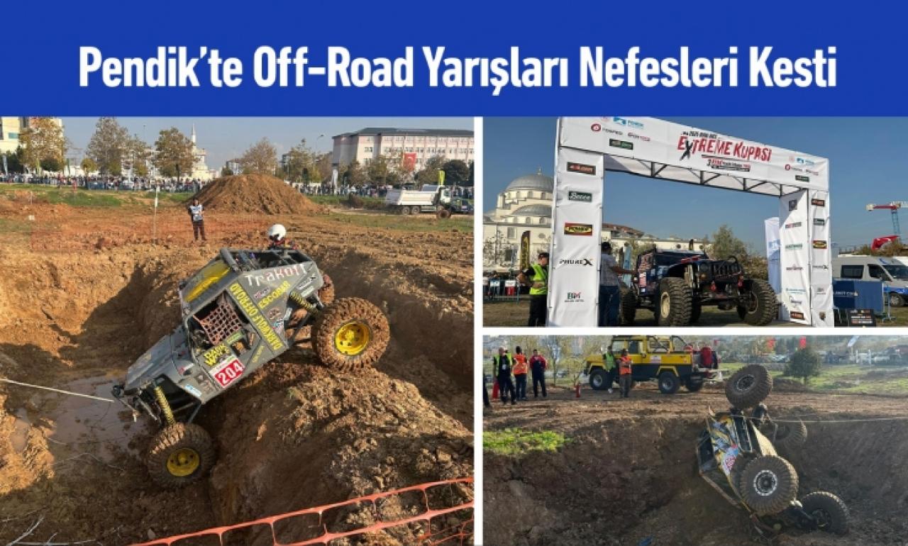 Pendik’te Off-Road Yarışları Nefesleri Kesti