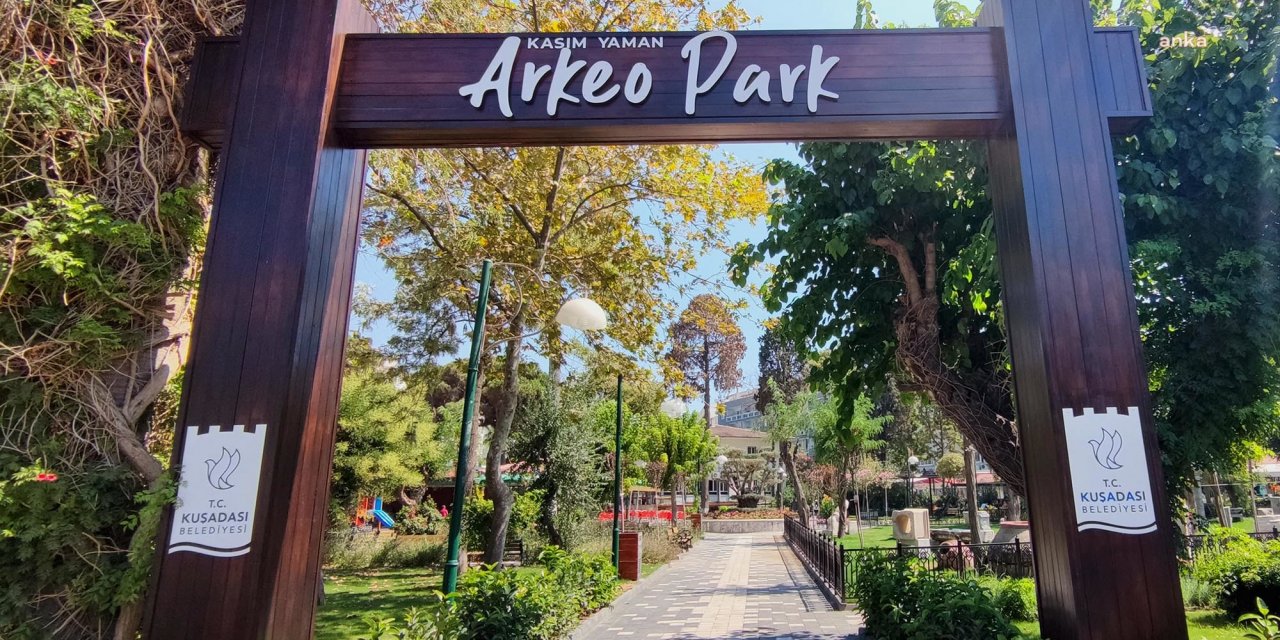 TARİHİN YEŞİLLE BULUŞTUĞU KASIM YAMAN PARKI, KUŞADASI BELEDİYESİ TARAFINDAN YENİLENDİ