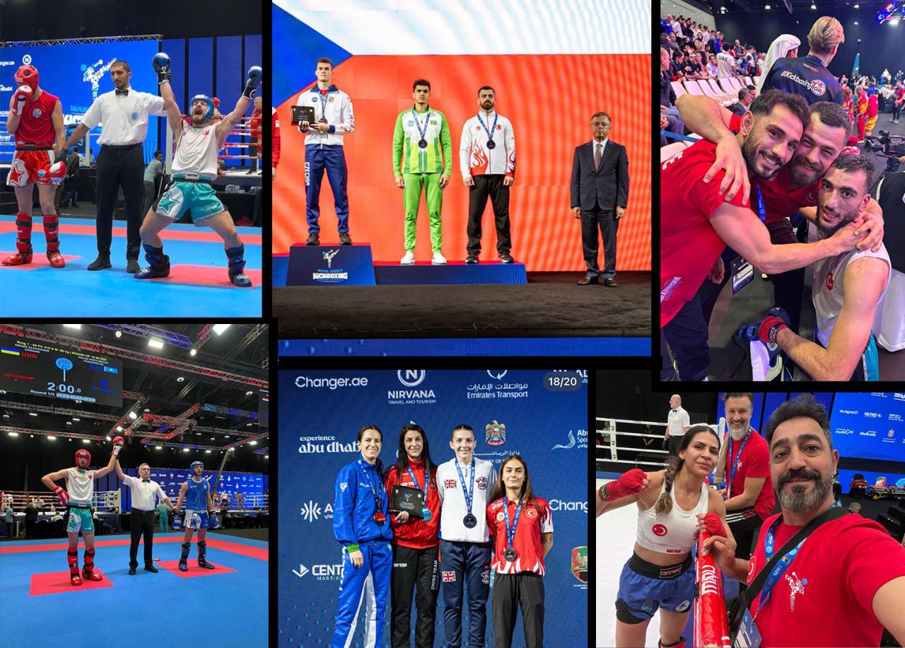 Tuzla Belediyesi Spor Kulübü’nden Dünya Kick Boks Şampiyonası’nda 4 madalya