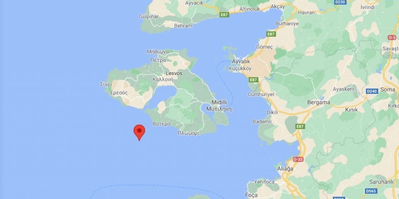 İZMİR'İN KARABURUN İLÇESİ AÇIKLARINDA DEPREM
