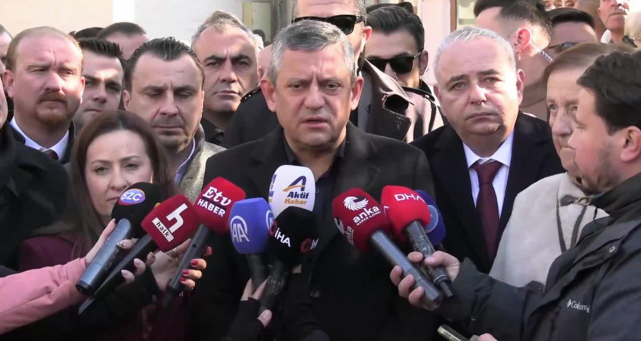 CHP Lideri Özgür Özel: 