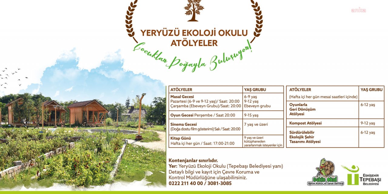 TEPEBAŞI'NDA ÇOCUKLAR DOĞA İLE BULUŞMAYA DEVAM EDİYOR